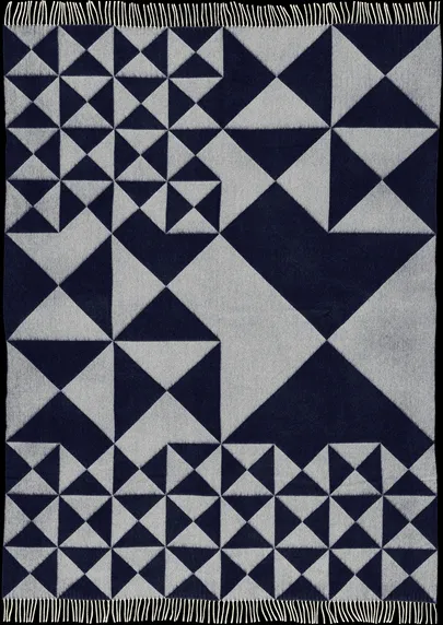 Verpan Mirror Plaid Blau